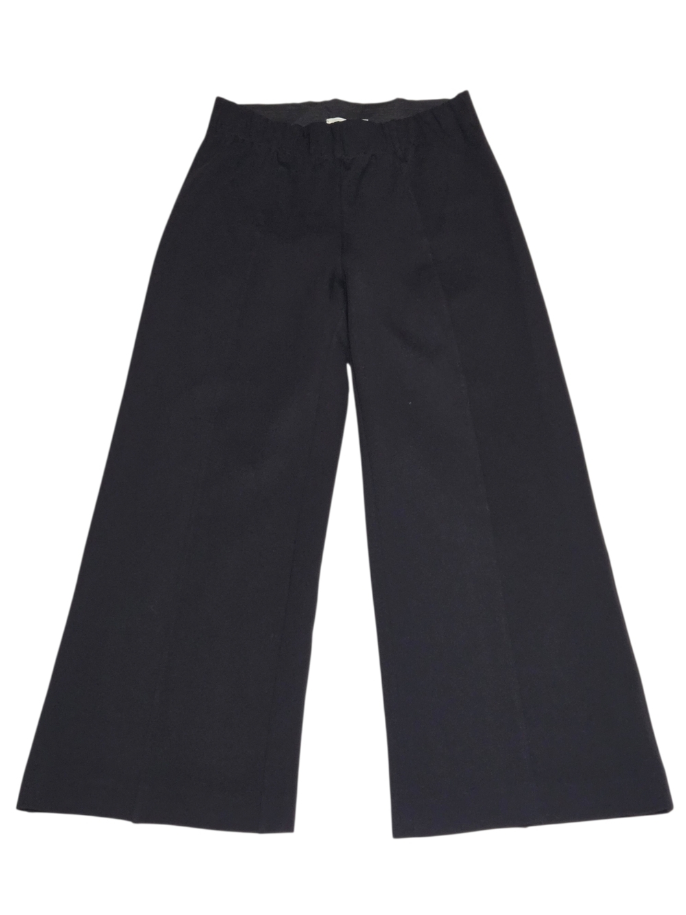 Part Two Wide Leg Black Trouser Elastic Waist Womens Size Medium